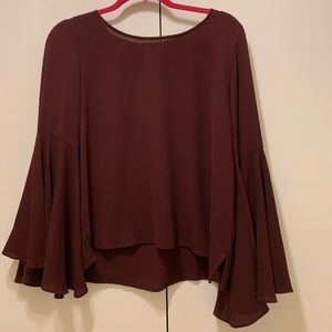 Vince Camuto Burgundy blouse